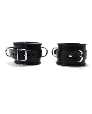 665 Padded Locking Ankle Restraint Black Bondage Blindfolds & Restraints