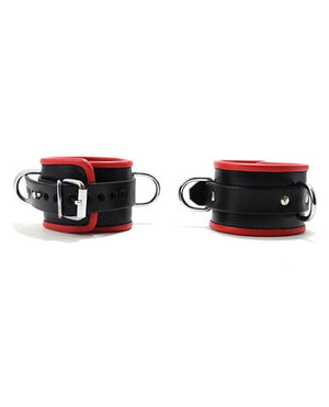 665 Padded Locking Ankle Restraint Red Bondage Blindfolds & Restraints