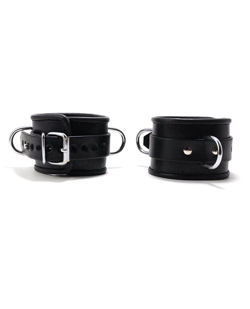 665 Padded Locking Wrist Restraint Black Bondage Blindfolds & Restraints