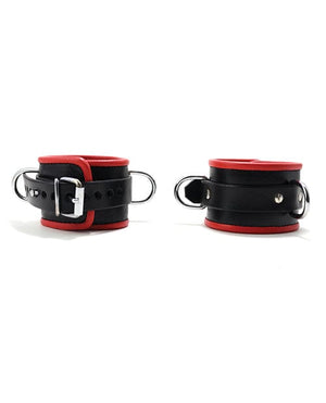 665 Padded Locking Wrist Restraint Red Bondage Blindfolds & Restraints