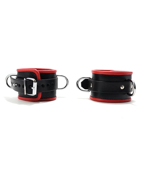 665 Padded Locking Wrist Restraint Red Bondage Blindfolds & Restraints