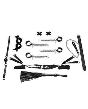 All Chained Up Bondage Play 6 pc Bedspreader Set Bondage Blindfolds & Restraints