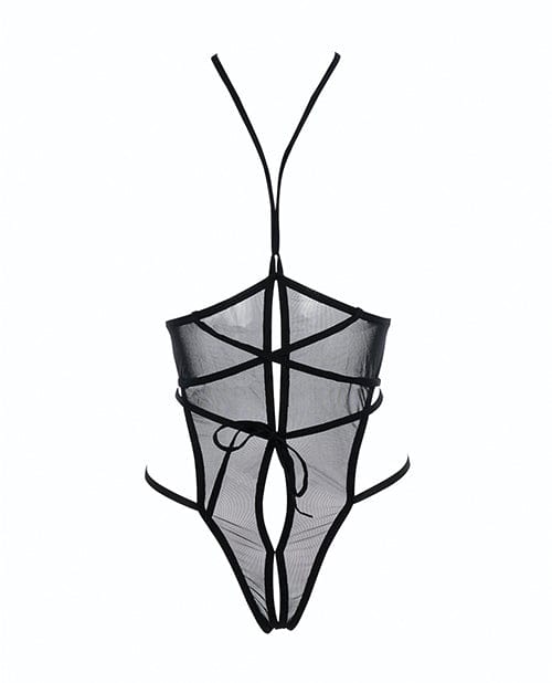 Allure Nicola Open Cup Mesh Teddy Lingerie