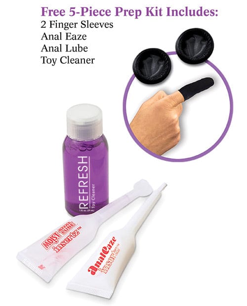 Anal Fantasy Collection Vibrating Reach Around - Black Anal Products