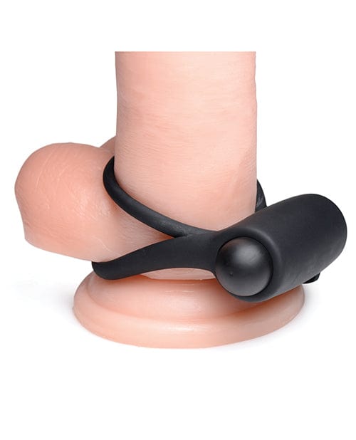 Bang! Vibrating Cock Ring & Bullet W/remote Control Black Penis Enhancement