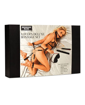 Bedroom Bliss Lover's Deluxe Bondage Set Bondage Blindfolds & Restraints