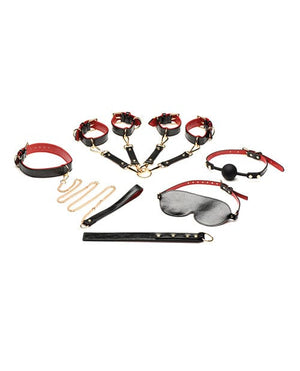 Bedroom Bliss Lover's Deluxe Bondage Set Bondage Blindfolds & Restraints