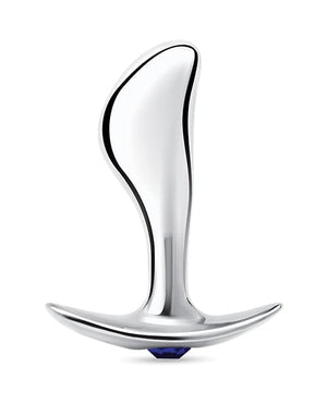 Blue Line 2.5" Stainless Steal Bling Prostate Massager Plug Anal Products