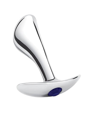 Blue Line 2.5" Stainless Steal Bling Prostate Massager Plug Anal Products