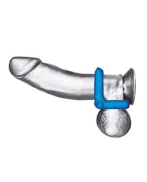 Blue Line C & B Dual Cock & Ball Stamina Enhancement Ring - Jelly Blue Pack of 2 Penis Enhancement