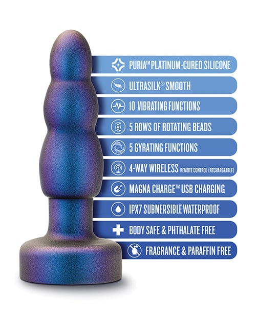 Blush Anal Adventures Matrix Kinetik Plug - Space Age Blue Anal Products