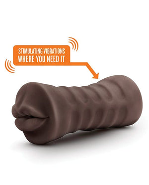 Blush EnLust Mouth Stroker w/Vibrating Bullet - Krystal Dolls & Masturbators
