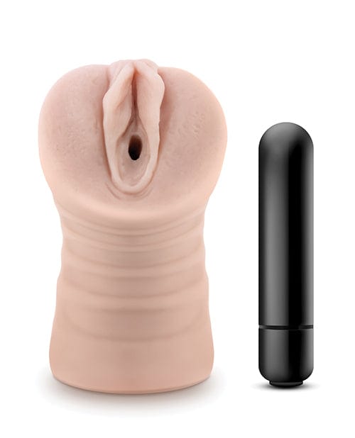 Blush EnLust Pussy Stroker w/Vibrating Bullet - Ayumi Dolls & Masturbators