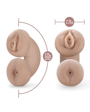 Blush EnLust Soft & Wet Glow-in-the-Dark Pussy & Ass Stroker - Tasha Dolls & Masturbators