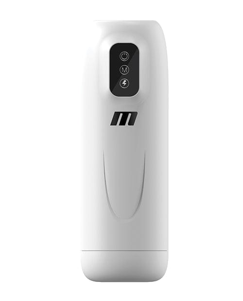 Blush M for Men Robo Bator Powered Vibrating Stroker - White Dolls & Masturbators