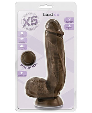 Blush X5 Hard On Dong Brown Dongs & Dildos