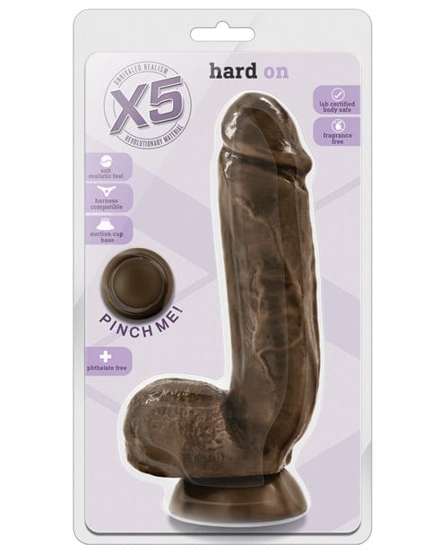 Blush X5 Hard On Dong Brown Dongs & Dildos