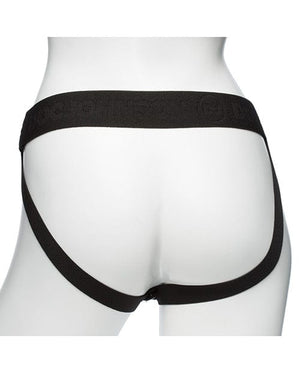 Body Extensions Be Daring 2 Piece Strap On Set - Black Strap Ons