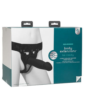 Body Extensions Be Ready 4 Piece Strap On Set Strap Ons