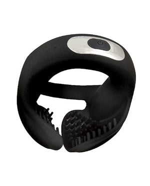 Cockpower Scrotum Hugger Cock Ring - Black Penis Enhancement