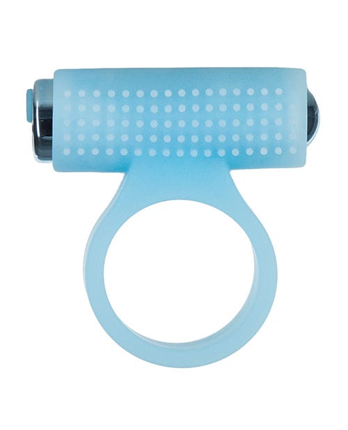 Cosmic Cock Ring w/Rechargeable Bullet - 9 Functions Glow in the Dark Penis Enhancement