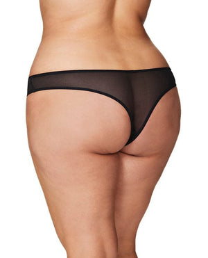 Crotchless Thong with pearls Lingerie - Plus/queen - Hanging