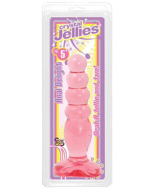 "Crystal Jellies 5"" Anal Delight" Pink Anal Products