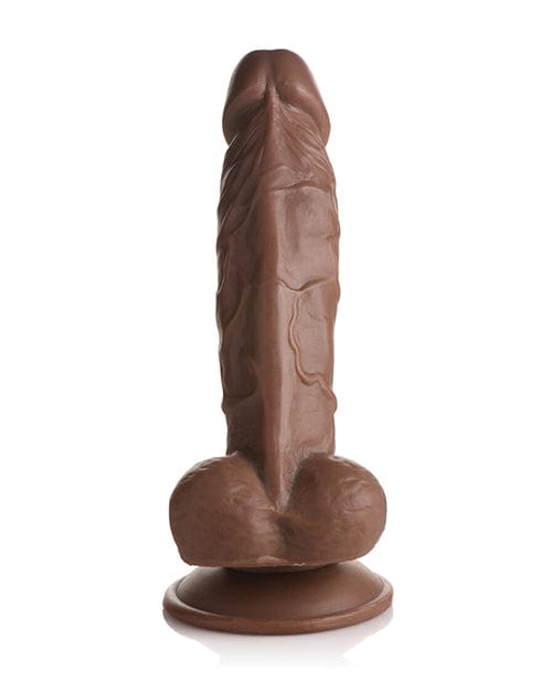 Curve Toys Fantasy Jock Weightlifting Wesley 7" Dildo w/Balls - Dark Dongs & Dildos