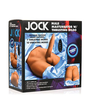 Curve Toys Jock Male Masturbator w/Thrusting Dildo Dolls & Masturbators