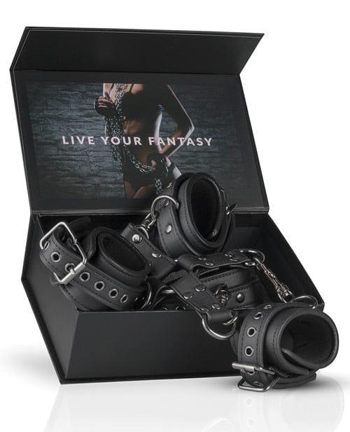 Easy Toys Hogtie w/Hand & Anklecuffs - Black Bondage Blindfolds & Restraints