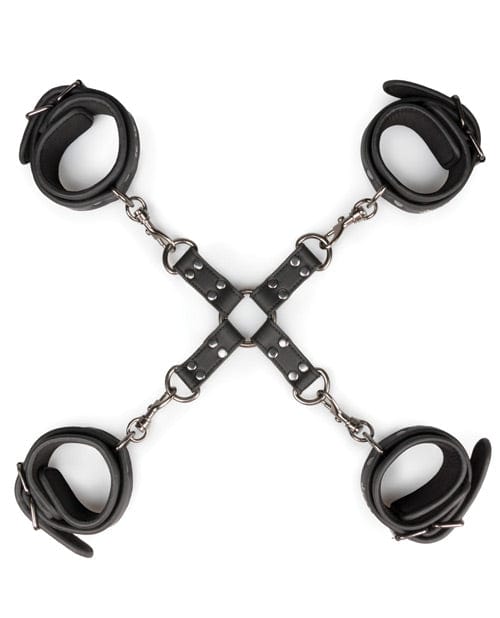 Easy Toys Hogtie w/Hand & Anklecuffs - Black Bondage Blindfolds & Restraints