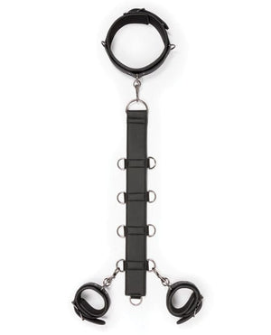 Easy Toys Neck To Wrist Restraint Set - Black Bondage Blindfolds & Restraints