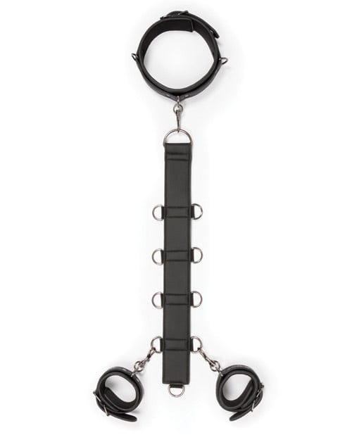 Easy Toys Neck To Wrist Restraint Set - Black Bondage Blindfolds & Restraints