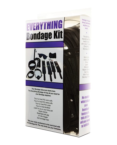 Everything Bondage 12 Piece Kit Bondage Blindfolds & Restraints