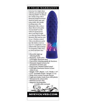 Evolved Raver Light Up Bullet - Purple Stimulators