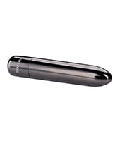 Evolved Real Simple Rechargeable Bullet - Black Chrome Stimulators