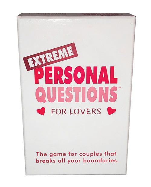 Extreme Personal Questions For Lovers Card Game Games For Romance & Couples