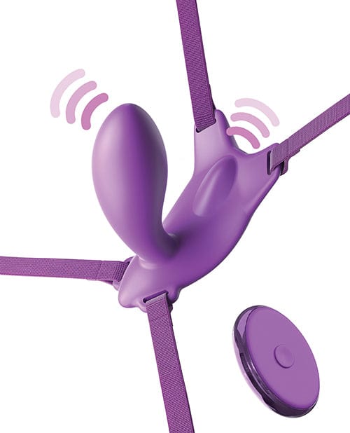 Fantasy For Her Ultimate G-Spot Butterfly Strap On - Purple Stimulators