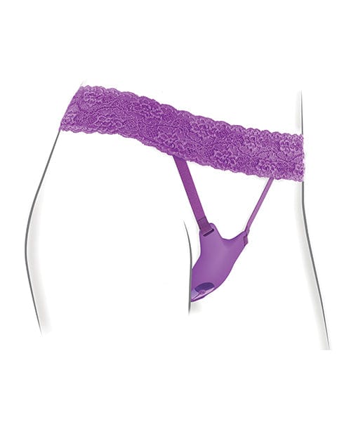 Fantasy For Her Ultimate G-Spot Butterfly Strap On - Purple Stimulators