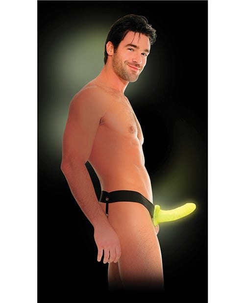 Fetish Fantasy Series For Him Or Her Hollow Strap-on Glow In The Dark Strap Ons