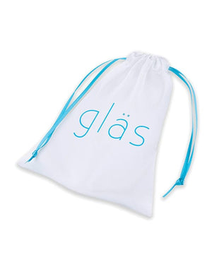 Glas 3.5" Rechargeable Vibrating Butt Plug - Blue Anal Products