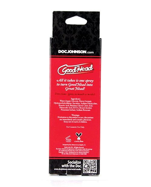 Goodhead Wet Head -Spray Bottle Sweet Strawberry Sexual Enhancers