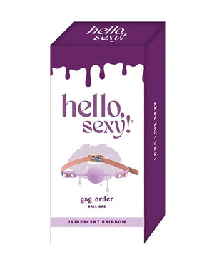 Hello Sexy! Gag Order - Iridescent Rainbow Bondage Blindfolds & Restraints