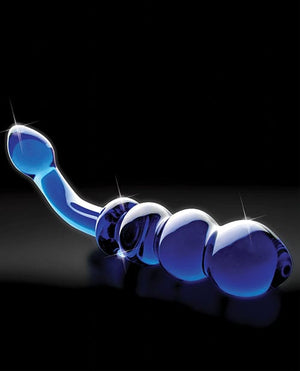 Icicles No. 31 Hand Blown Glass - Blue G Spot Dongs & Dildos
