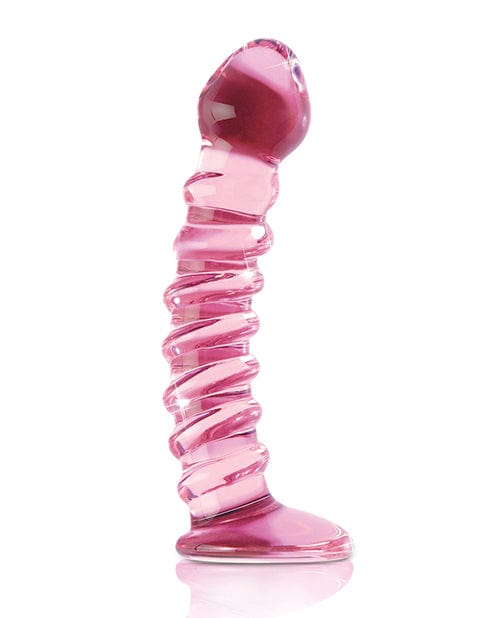 Icicles No.Hand Blown Glass - Clear W/ridges Dongs & Dildos