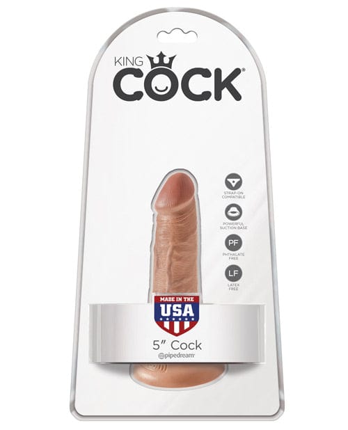 "King Cock 5"" Cock" Tan Dongs & Dildos