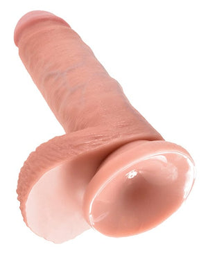 "King Cock 7"" Cock W/balls" Dongs & Dildos