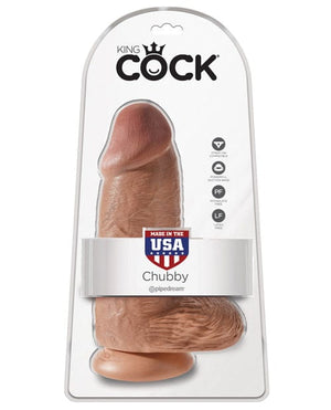 "King Cock 9"" Chubby" Tan Dongs & Dildos