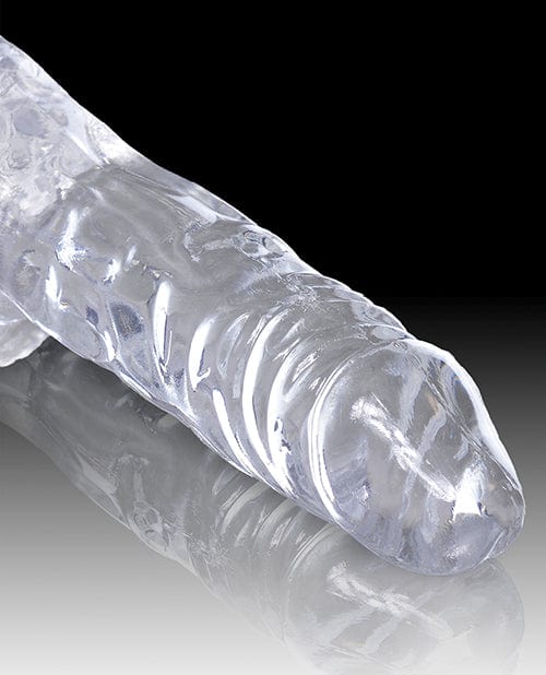 King Cock Clear Cock W/balls Dongs & Dildos