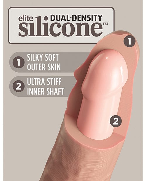 King Cock Elite 7" Dual Density Silicone Cock Dongs & Dildos